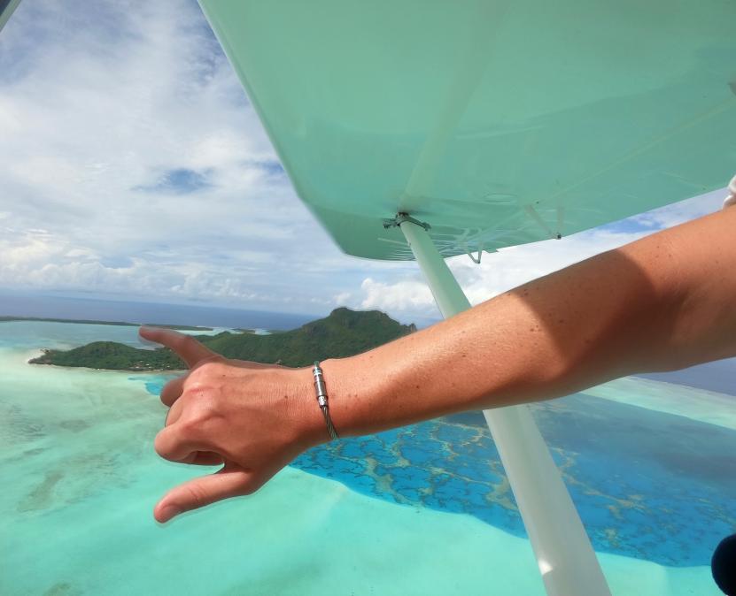 Survol de rêve... Maupiti Tupai et Bora Bora pour le bracelet Mach 2 Edition Moana 🐢