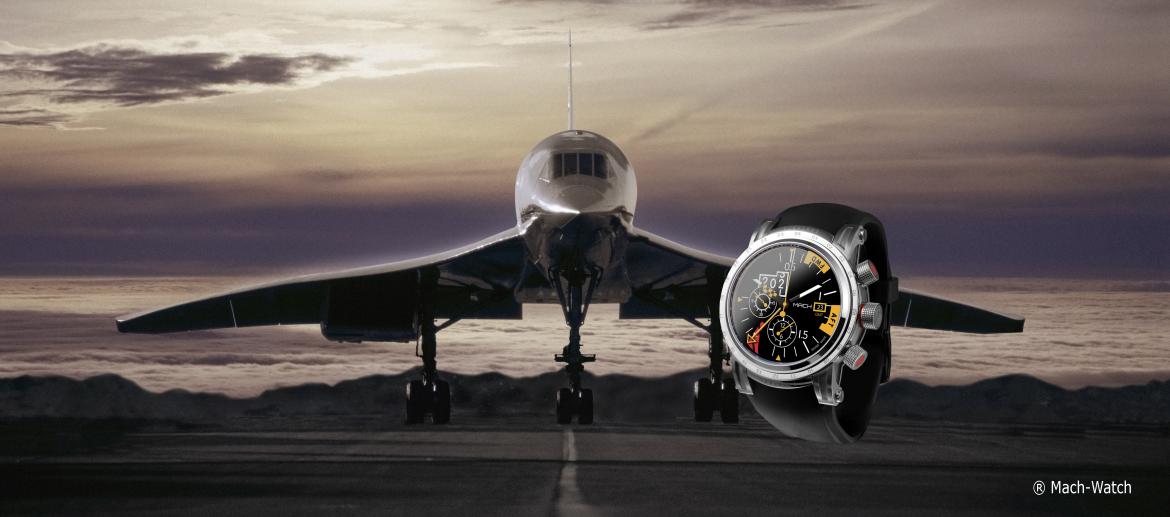 Montre Mach Watch modèle Concorde Machmeter