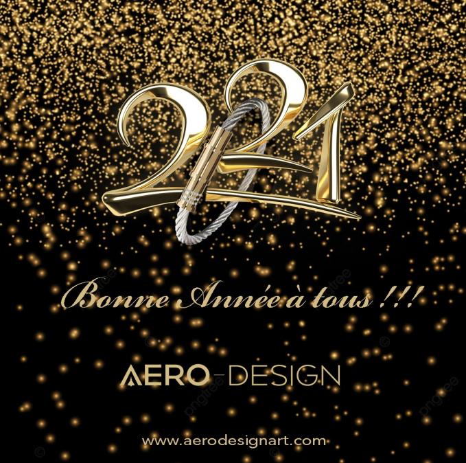 Toute l'équipe d'Aéro-Design vous souhaite une bonne année 2021🌟