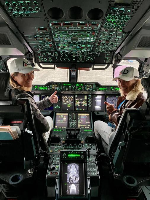 Visite de l'Airbus A400M Tactical Display