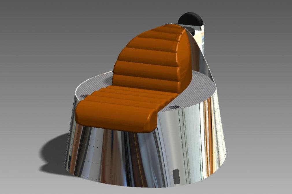 Création aéronautique Aéro-Design: fauteuil MIRAGE V